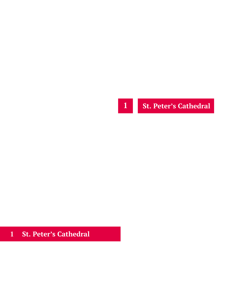 1 St. Peter’s Cathedral
