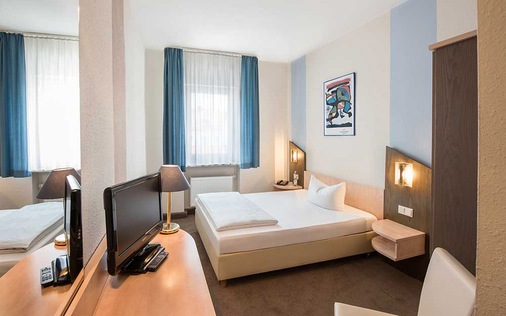Einzelzimmer Comfort im Hotel Weidenhof in Regensburg
