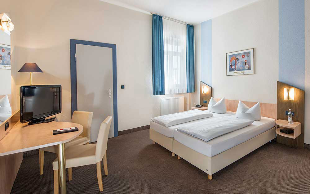 Zweibettzimmer Standard im Hotel Weidenhof in Regensburg